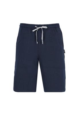 Heren sweat-bermuda Hajo blauw