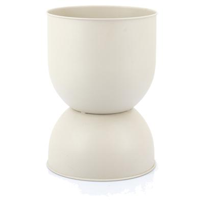 By-Boo Plantenpot 'Diablo' 40cm, kleur Off White