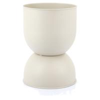 By-Boo Plantenpot 'Diablo' 40cm, kleur Off White - thumbnail