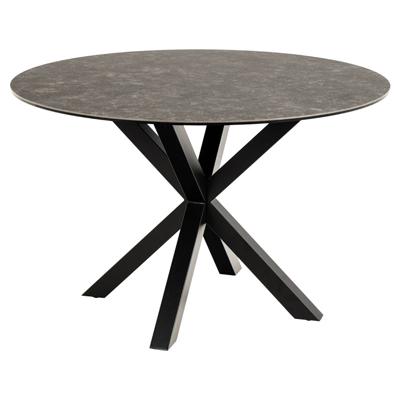 Sohome Ronde Eettafel 'Parker' Keramiek 120cm, kleur zwart