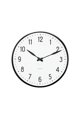 Arne Jacobsen - Station Wall Clock Ø 29 cm - Black (43643)