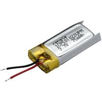 Renata ICP501022UPM Speciale oplaadbare batterij Prismatisch Kabel LiPo 3.7 V 75 mAh 1 stuk(s) - thumbnail