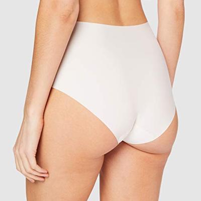 Dames Zero Feel Maxi slip - Naadloze dames taille slip - Hoge onderbroek met katoenen kruisje