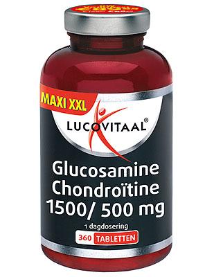Lucovitaal Glucosamine Chondroïtine 1500/500mg Tabletten Lucovitaal Glucosamine Chondroïtine 1500/500mg Tabletten