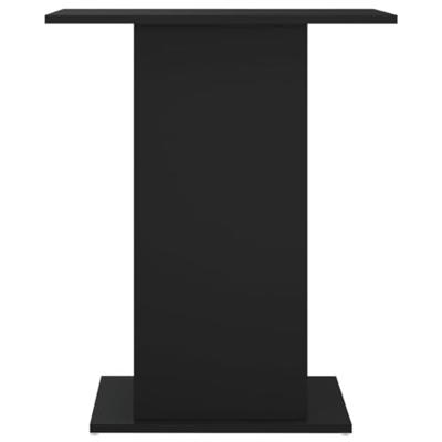 Aquariumstandaard 60,5x36x72,5 cm bewerkt hout zwart - thumbnail