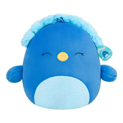 Jazwares Squishmallows knuffel pluche - priscilla the blue peacock - 40cm
