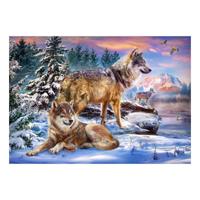 Castorland legpuzzel wolfish wonderland, 500st. - thumbnail