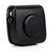 Vintage PU leder Camera geval beschermende zak voor FUJIFILM Instax SQUARE SQ10 Camera met verstelbare schouder Strap(Black) - thumbnail