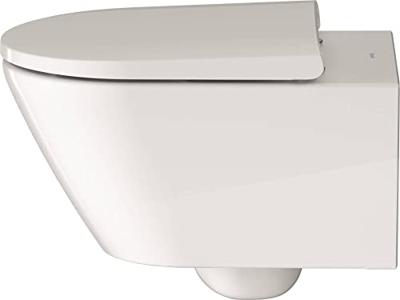 Toilet Duravit D-Neo Wand Set Rimless Diepspoel 54 cm Durafix Hoogglans Wit Duravit - thumbnail