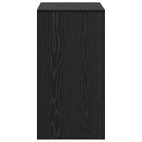 Bureau Zwart eiken 60 x 40 x 76 cm Bewerkt hout - thumbnail