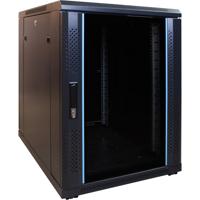 DSI 15U mini serverkast met glazen deur - DS6815 server rack - thumbnail