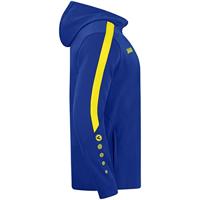 JAKO 6823K Jas Met Kap Power Kids - Royal/Citroen - 128 - thumbnail