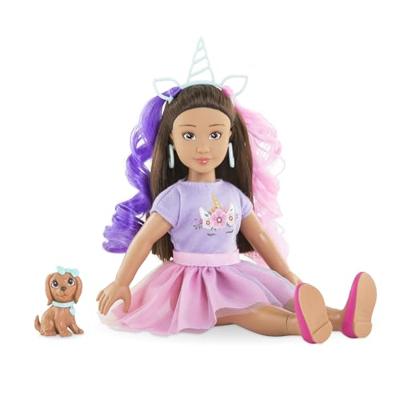 Modepop - COROLLE - Luna Unicorn - 28 cm - 4 accessoires - vanaf 4 jaar