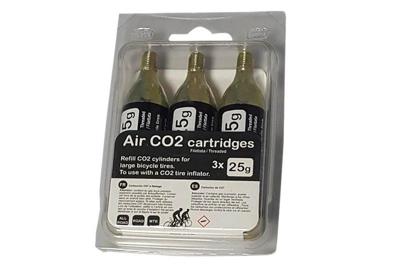 Bicisupport CO2-patronen 25g 3 stuks Bicisupport CO2-patronen 25g 3 stuks