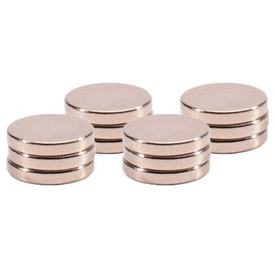 12x Ronde Koelkast/whiteboard Magneten 6 Mm Zilver - Magneten 12x Ronde Koelkast/whiteboard Magneten 6 Mm Zilver - Magneten