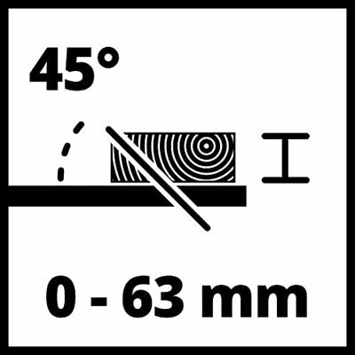Einhell TE-TS 254 T - Zaagtafel | 254 x 30 mm | 1800W | 4700 T/min - 4340430 4340430 - thumbnail