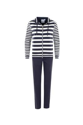 Gestreept dames huispak Hajo blauw