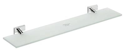 Glazen Planchet Sapho X-Square 60x5.5 cm Chroom