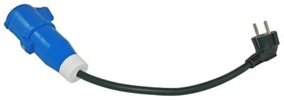 Koppelsnoertje 40cm CEE 3 - Schuko