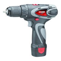 KS Tools 515.3536 Accu-boor-schroevendraaier, 24Nm, 1.870 omw/min 10,8V, met 2 accus en 1 oplader - thumbnail