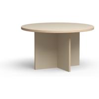 HKliving Dining Table eettafel Ø130 cm Cream - thumbnail