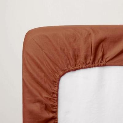 Hoeslaken - P'TIT DODO - 70 x 140 cm - Jersey - Tomette