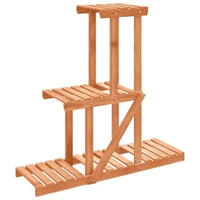 VidaXL Plantenstandaard 81x25x75,5 cm massief vurenhout
