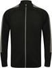Finden+Hales FH871 Adults Knitted Tracksuit Top - Black/Gunmetal Grey - XXL - thumbnail