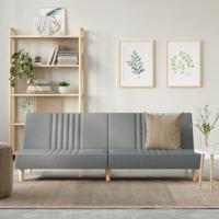 Slaapbank stof lichtgrijs - thumbnail