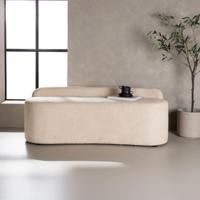 Nohr Eetkamerbank 'Randle' Bouclé, kleur Wit - thumbnail