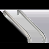 AMI Deurgreep Enkelgebogen 350 Mm. Irox Archi Design Deurdikte 38/61 Mm. - 621020 - thumbnail