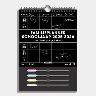 Familieplanner Schooljaar 2025 - 2026 A4