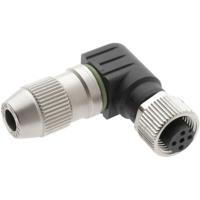 HARTING 21011405081 Sensor/actuator connector, niet geassembleerd M12 Aantal polen (sensoren): 4 Stekker, haaks 1 stuk(s) Piece - thumbnail