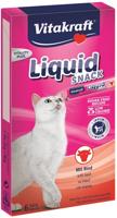 VITAKRAFT Cat Liquid-Snack with beef - Kattensnoepje - 6 x 15g - thumbnail