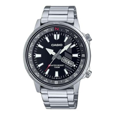 Horloge Heren Casio MTD-130D-1A2VDF Zilverkleurig (Ø 44 mm)