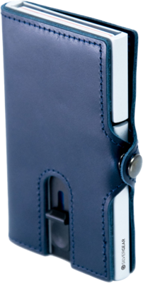 Silvergear Luxe Pasjeshouder Leer Blauw