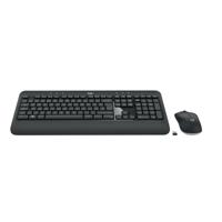 Toetsenbord en draadloze muis Logitech MK540 Qwerty UK Wit Zwart Zwart/Wit - thumbnail