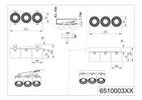 Trio PlafondlampGuayana 3-lichts wit - 651000331 - thumbnail