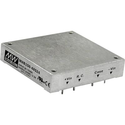MEAN WELL MHB150-48S24 DC/DC-converter 150 W Aantal uitgangen: 1 x Inhoud 1 stuk(s)