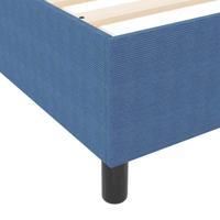 Platform bedframe Blauw 140 x 190 cm Stof - thumbnail