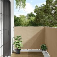 VidaXL Balkonscherm 120x500 cm oxford stof beige - thumbnail