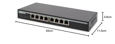 Digitus DN-95340 Netwerk switch 8 poorten 1 GBit/s PoE-functie