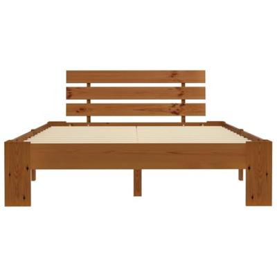 Bedframe massief grenenhout honingbruin 140x200 cm Bedframe massief grenenhout honingbruin 140x200 cm