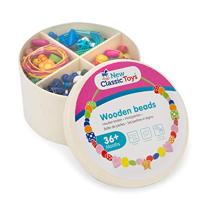 New Classic Toys - Wooden Beads 260 g (N10571) - thumbnail