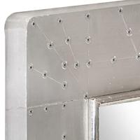 VidaXL Spiegel luchtvaartstijl 50x50 cm metaal - thumbnail