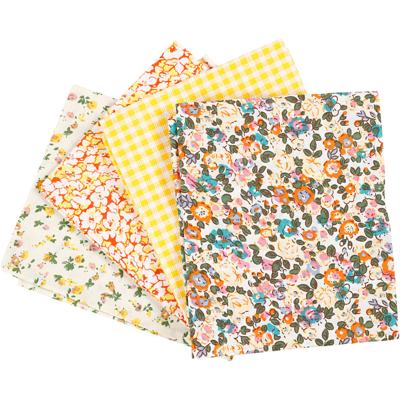 Creativ Company Patchwork stof geel 45x55cm, 4st.