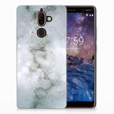 Smartphone hoesje Nokia 7 Plus Painting Grey Smartphone hoesje Nokia 7 Plus Painting Grey