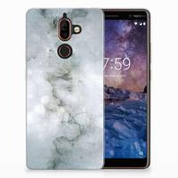 Smartphone hoesje Nokia 7 Plus Painting Grey - thumbnail