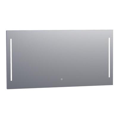 Brauer Pyrite Spiegel - Rechthoekig - 140 cm - met Directe LED-Verlichting - Dimbaar - met Touchbediening