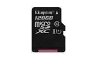 Micro SD kaart met adapter Kingston SDC10G2/128GBSP 128 GB - thumbnail